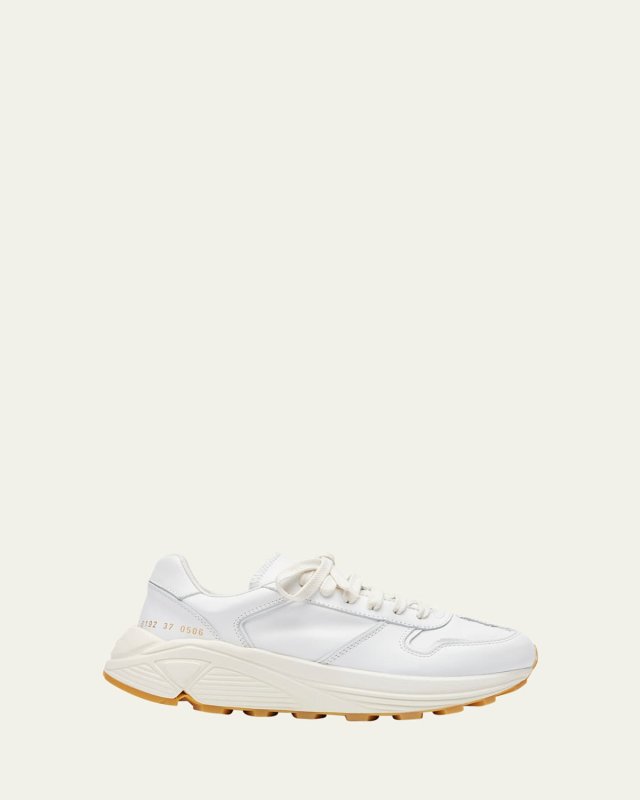 Premium Leather Runner Sneakers